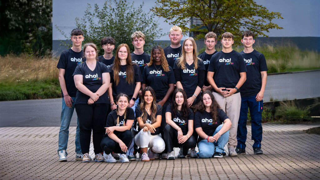 Die neuen Azubis der ad hoc Gruppe 2025 Foto: Marty Lauchart